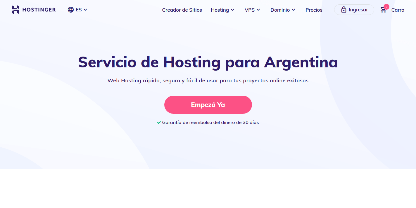 cupones hostinger argentina descuentos - Hosting Argentina Rápido y Potente (1)