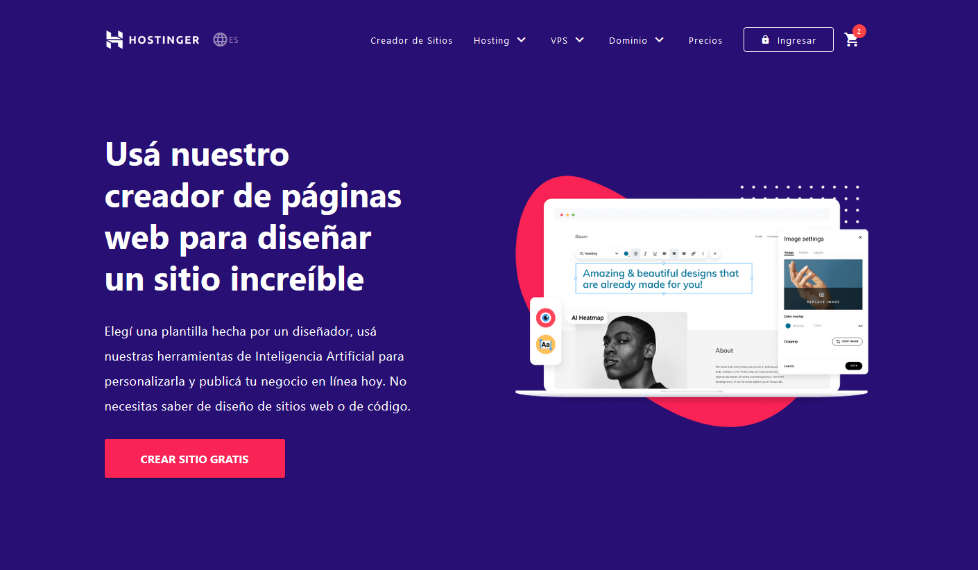 cupones hostinger argentina descuentos - Hosting Argentina Rápido y Potente - creador de sitios