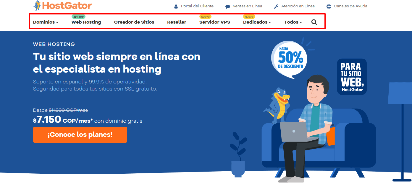 Cupones Web Hosting - cupón hostgator colombia Hosting Colombia Alojamiento Web Rápido y Seguro HostGator1