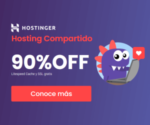cupones hostinger - hosting compartido banner